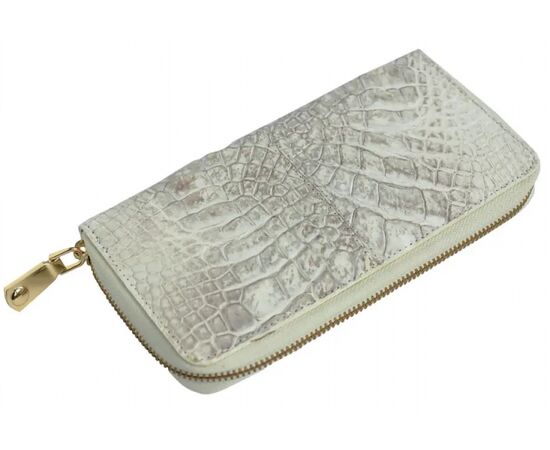 Купить Кошелек Ekzotic Leather из натуральной кожи крокодила Бежевый  (cw 82_1), фото , характеристики, отзывы