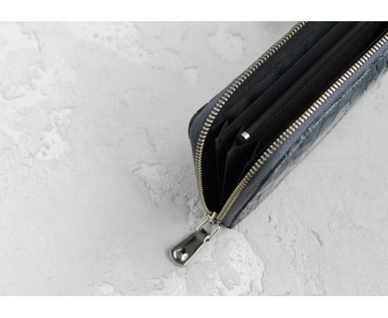 Купить Кошелек Ekzotic Leather из натуральной кожи крокодила Серый (cw 82_2), фото , изображение 3, характеристики, отзывы