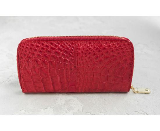Купить Кошелек Ekzotic Leather из натуральной кожи крокодила Красный  (cw 82_5), фото , изображение 2, характеристики, отзывы