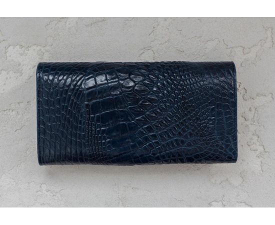 Купить Кошелек из кожи крокодила Ekzotic Leather Синий (cw 95_1), фото , изображение 2, характеристики, отзывы