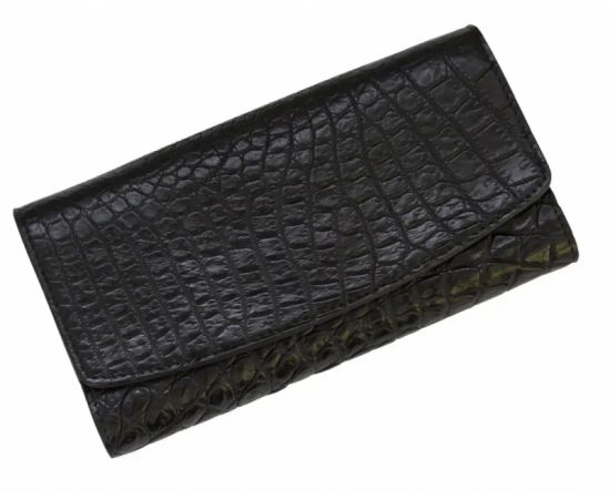 Купить Кошелек из кожи крокодила Ekzotic Leather Черный (cw 95_2), фото , характеристики, отзывы