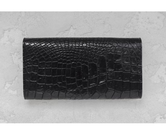 Купить Кошелек из кожи крокодила Ekzotic Leather Черный (cw 95_2), фото , изображение 2, характеристики, отзывы