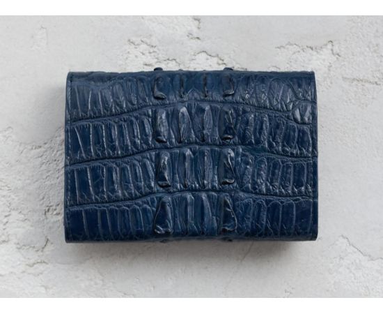 Купить Кошелек женский из кожи крокодила  Ekzotic Leather Синий (cw106_1), фото , изображение 2, характеристики, отзывы