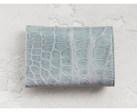 Купить Кошелек женский из кожи крокодила  Ekzotic Leather  Серый (cw106_3), фото , изображение 2, характеристики, отзывы