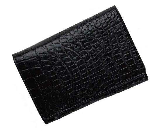 Купить Кошелек женский из кожи крокодила  Ekzotic Leather  Черный (cw108), фото , характеристики, отзывы