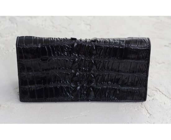 Купить Кошелек из кожи крокодила Ekzotic Leather Черный (cw11_2), фото , изображение 2, характеристики, отзывы