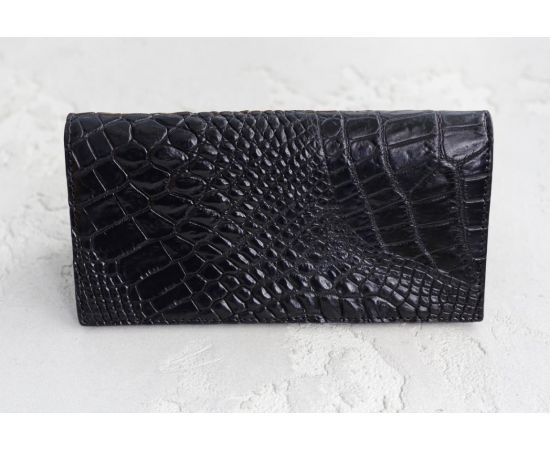 Купить Кошелек из кожи крокодила Ekzotic Leather Черный (cw11_4), фото , изображение 2, характеристики, отзывы