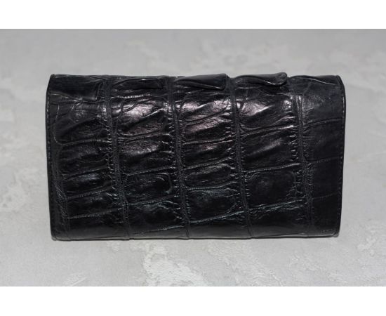Придбати Гаманець зі шкіри крокодила Ekzotic Leather чорний (cw 18_1), image , зображення 3, характеристики, відгуки