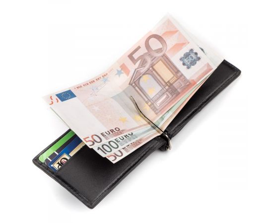 Купить Зажим Ekzotic Leather  из натуральной кожи крокодила Черный (cc 05), фото , изображение 3, характеристики, отзывы