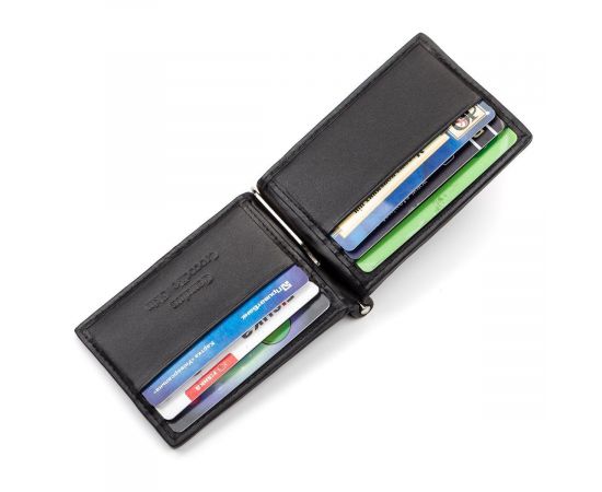 Купить Зажим Ekzotic Leather  из натуральной кожи крокодила Черный (cc 05), фото , изображение 5, характеристики, отзывы