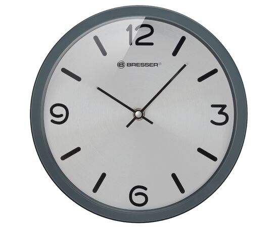 Купить Часы настенные Bresser MyTime Silver Edition Digit серый (8020316MSN000), фото , характеристики, отзывы