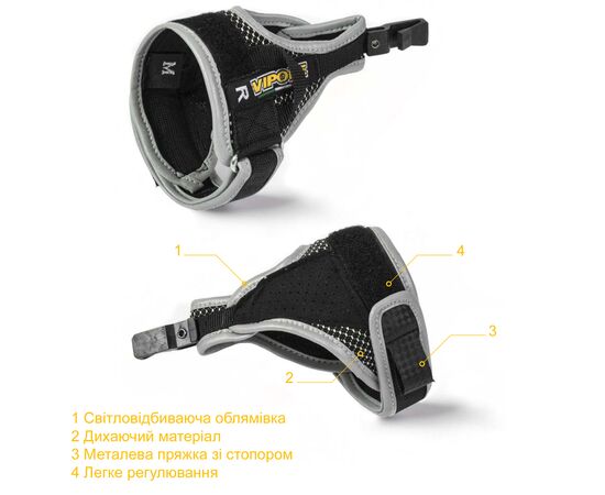 Купить Палки для скандинавской ходьбы Vipole High Performer Carbon Top-Click QL DLX (S1965), фото , изображение 3, характеристики, отзывы