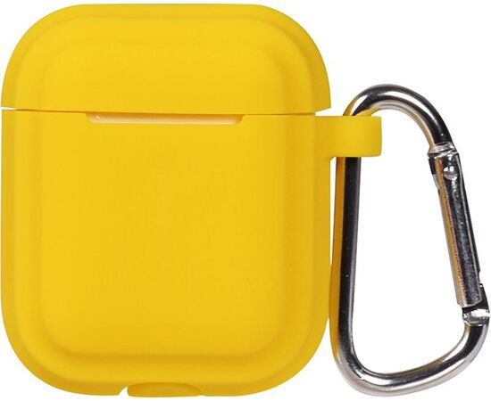 Купить Кейс TOTO Plain Cover With Stripe Style Case AirPods Yellow, фото , характеристики, отзывы