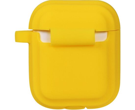 Купить Кейс TOTO Plain Cover With Stripe Style Case AirPods Yellow, фото , изображение 2, характеристики, отзывы