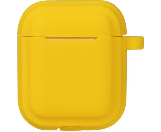 Купить Кейс TOTO Plain Cover With Stripe Style Case AirPods Yellow, фото , изображение 3, характеристики, отзывы