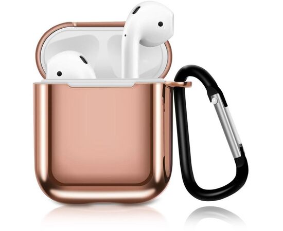 Купить Кейс TOTO Electroplate TPU Cover Case AirPods Gold, фото , изображение 4, характеристики, отзывы