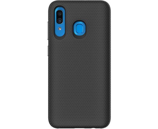 Придбати Чехол-накладка TOTO Triangle TPU+PC Case Samsung Galaxy A20/A30 Black, image , характеристики, відгуки