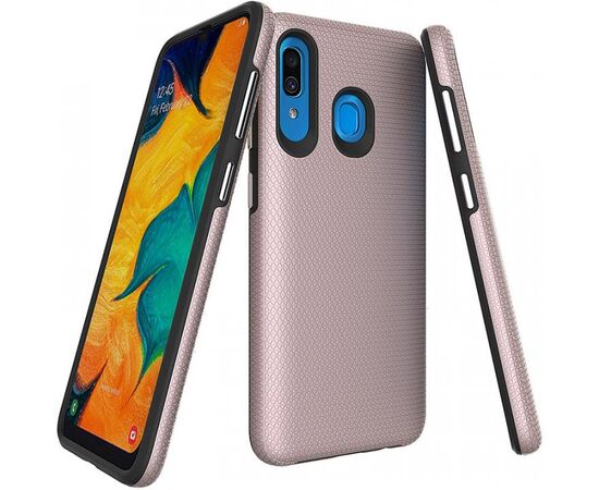 Придбати Чехол-накладка TOTO Triangle TPU+PC Case Samsung Galaxy A20/A30 Rose Gold, image , зображення 2, характеристики, відгуки