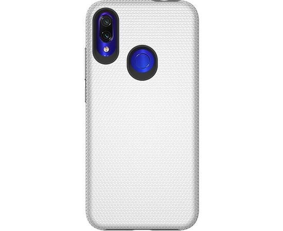 Придбати Чехол-накладка TOTO Triangle TPU+PC Case Xiaomi Redmi Note 7 Silver, image , характеристики, відгуки