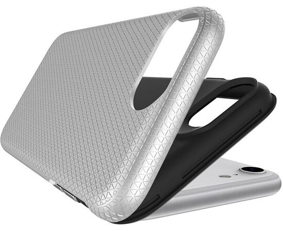 Купить Чехол-накладка TOTO Triangle TPU+PC Case Apple iPhone 7/8/SE 2020 Silver, фото , изображение 2, характеристики, отзывы