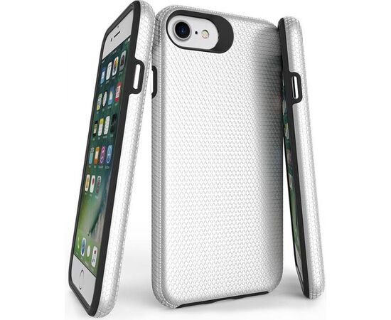 Купить Чехол-накладка TOTO Triangle TPU+PC Case Apple iPhone 7/8/SE 2020 Silver, фото , изображение 6, характеристики, отзывы