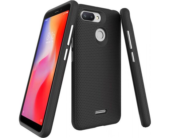 Придбати Чехол-накладка TOTO Triangle TPU+PC Case Xiaomi Redmi 6/6A Black, image , зображення 2, характеристики, відгуки