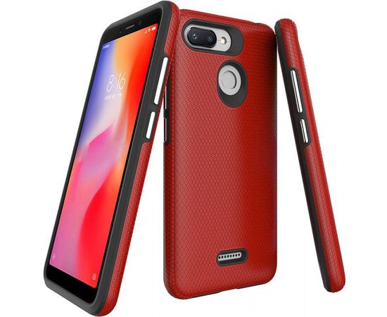 Придбати Чехол-накладка TOTO Triangle TPU+PC Case Xiaomi Redmi 6/6A Red, image , зображення 2, характеристики, відгуки