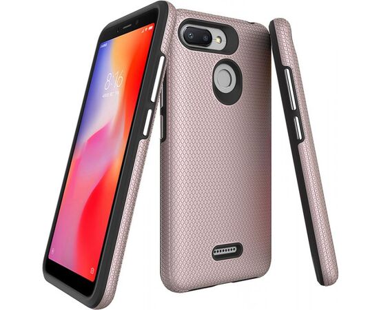 Купить Чехол-накладка TOTO Triangle TPU+PC Case Xiaomi Redmi 6/6A Rose Gold, фото , изображение 2, характеристики, отзывы