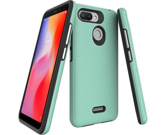 Купить Чехол-накладка TOTO Triangle TPU+PC Case Xiaomi Redmi 6/6A Mint, фото , изображение 2, характеристики, отзывы