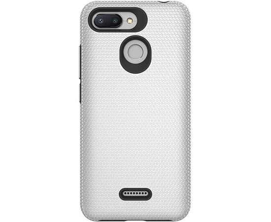 Придбати Чехол-накладка TOTO Triangle TPU+PC Case Xiaomi Redmi 6/6A Silver, image , характеристики, відгуки