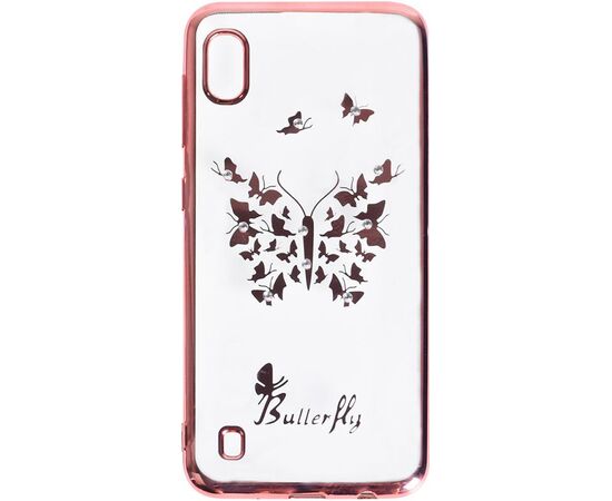 Придбати Чехол-накладка TOTO Electroplate Print TPU Case Samsung Galaxy A10/M10 Butterfly, image , характеристики, відгуки