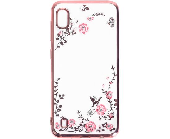 Придбати Чехол-накладка TOTO Electroplate Print TPU Case Samsung Galaxy A10/M10 Pink Flowers, image , характеристики, відгуки