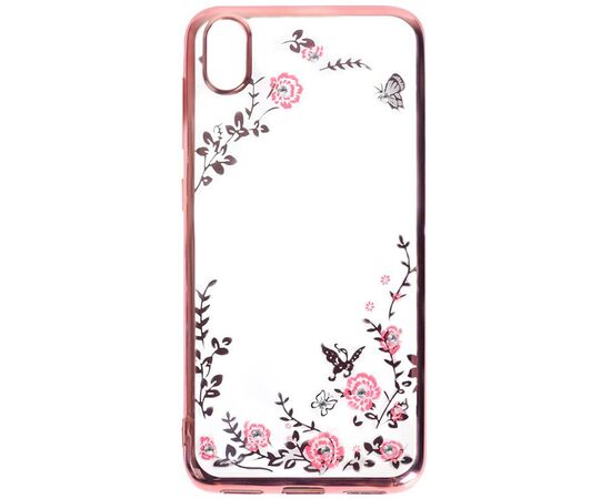 Придбати Чехол-накладка TOTO Electroplate Print TPU Case Xiaomi Redmi 7A Pink Flowers, image , характеристики, відгуки