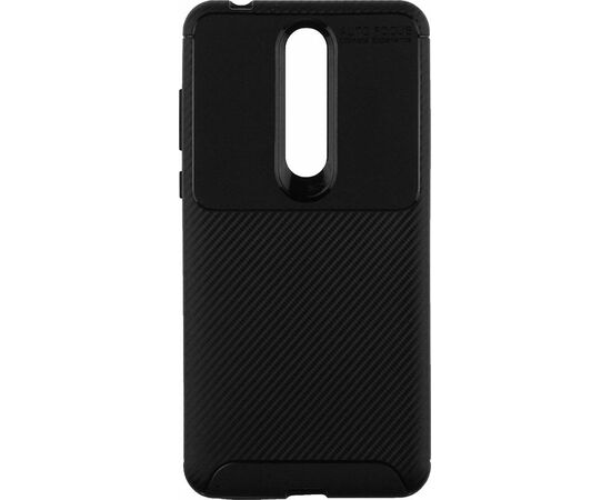 Купить Чехол-накладка TOTO TPU Carbon Fiber 1,5mm Case Nokia 3.1 Plus Black, фото , характеристики, отзывы