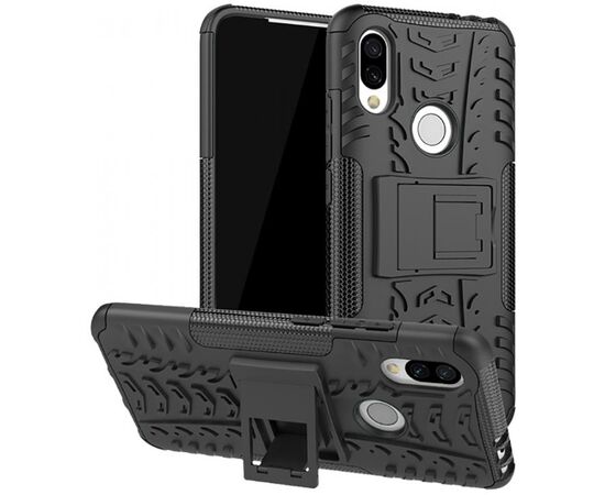 Придбати Чехол-накладка TOTO Dazzle Kickstand 2 in 1 Case Xiaomi Redmi 7 Black, image , характеристики, відгуки