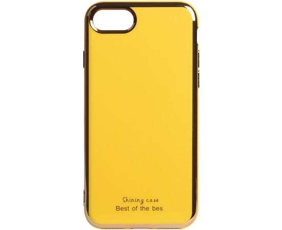 Придбати Чехол-накладка TOTO Electroplate TPU 2mm Case Apple iPhone 7/8/SE 2020 Yellow, image , характеристики, відгуки