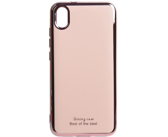 Придбати Чехол-накладка TOTO Electroplate TPU 2mm Case Xiaomi Redmi 7A Rose Gold, image , характеристики, відгуки