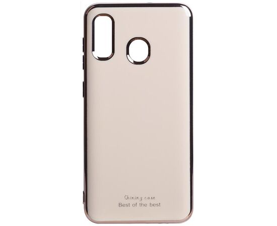 Придбати Чехол-накладка TOTO Electroplate TPU 2mm Case Samsung Galaxy A20/A30 Gold, image , характеристики, відгуки