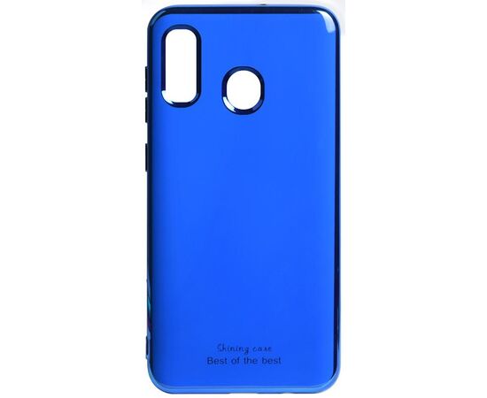 Придбати Чехол-накладка TOTO Electroplate TPU 2mm Case Samsung Galaxy A20/A30 Blue, image , характеристики, відгуки