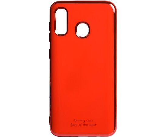 Придбати Чехол-накладка TOTO Electroplate TPU 2mm Case Samsung Galaxy A20/A30 Red, image , характеристики, відгуки