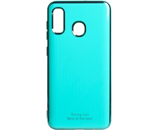 Придбати Чехол-накладка TOTO Electroplate TPU 2mm Case Samsung Galaxy A20/A30 Mint, image , характеристики, відгуки