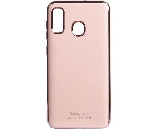 Придбати Чехол-накладка TOTO Electroplate TPU 2mm Case Samsung Galaxy A20/A30 Rose Gold, image , характеристики, відгуки