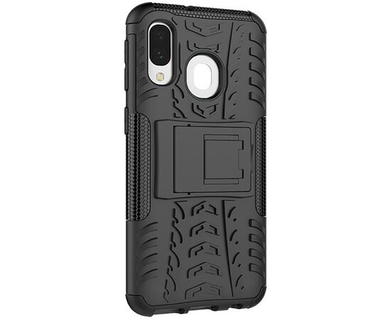 Придбати Чехол-накладка TOTO Dazzle Kickstand 2 in 1 Case Samsung Galaxy A40 Black, image , зображення 6, характеристики, відгуки