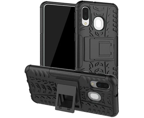 Придбати Чехол-накладка TOTO Dazzle Kickstand 2 in 1 Case Samsung Galaxy A40 Black, image , зображення 7, характеристики, відгуки