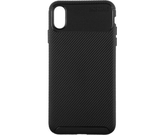 Придбати Чехол-накладка TOTO TPU Carbon Fiber 1,5mm Case Apple iPhone XS Max Black, image , характеристики, відгуки