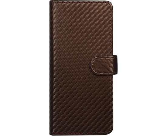 Купить Чехол-книжка TOTO Book Carbon Fiber Universal Cover 4,7-5,3" Brown, фото , характеристики, отзывы