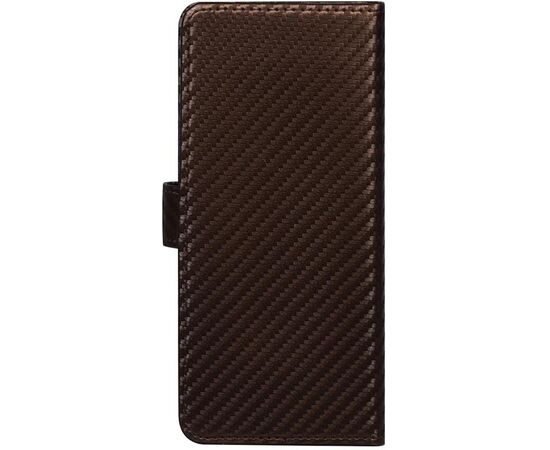 Купить Чехол-книжка TOTO Book Carbon Fiber Universal Cover 4,7-5,3" Brown, фото , изображение 2, характеристики, отзывы