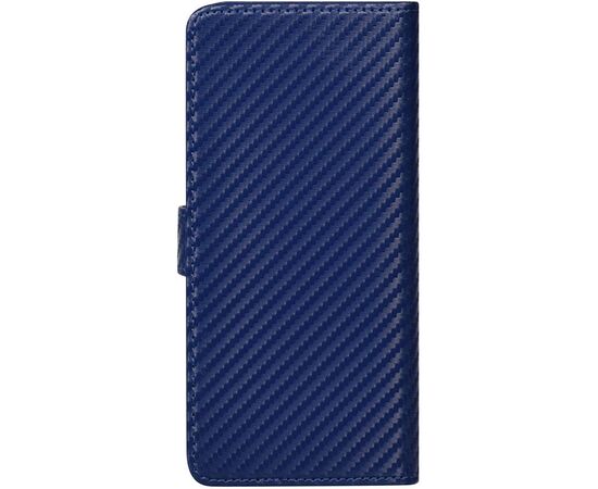 Купить Чехол-книжка TOTO Book Carbon Fiber Universal Cover 4,7-5,3" Navy Blue, фото , изображение 2, характеристики, отзывы