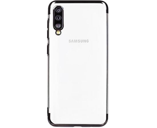 Придбати Чехол-накладка TOTO Electroplating TPU Case Samsung Galaxy A30s/A50/A50s Black, image , характеристики, відгуки