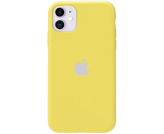 Придбати Чехол-накладка TOTO Silicone Full Protection Case Apple iPhone 11 Lemon Yellow, image , характеристики, відгуки